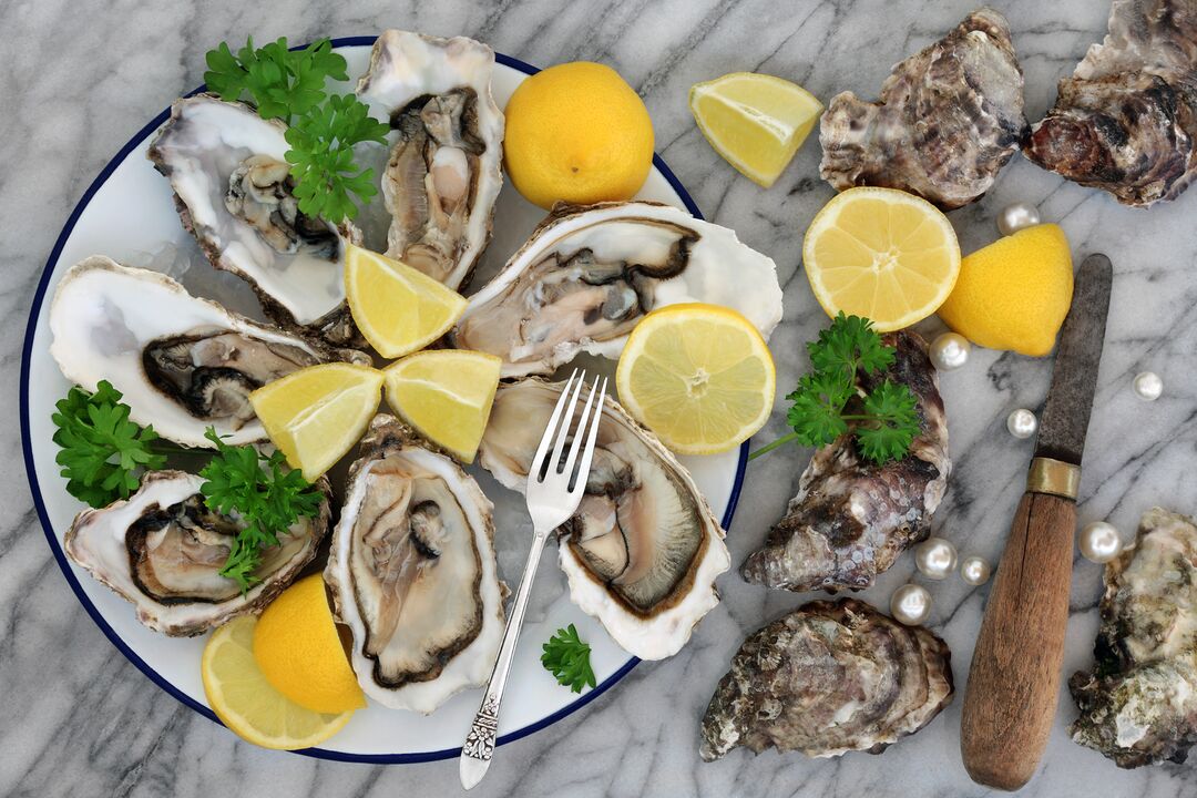 oysters to increase power